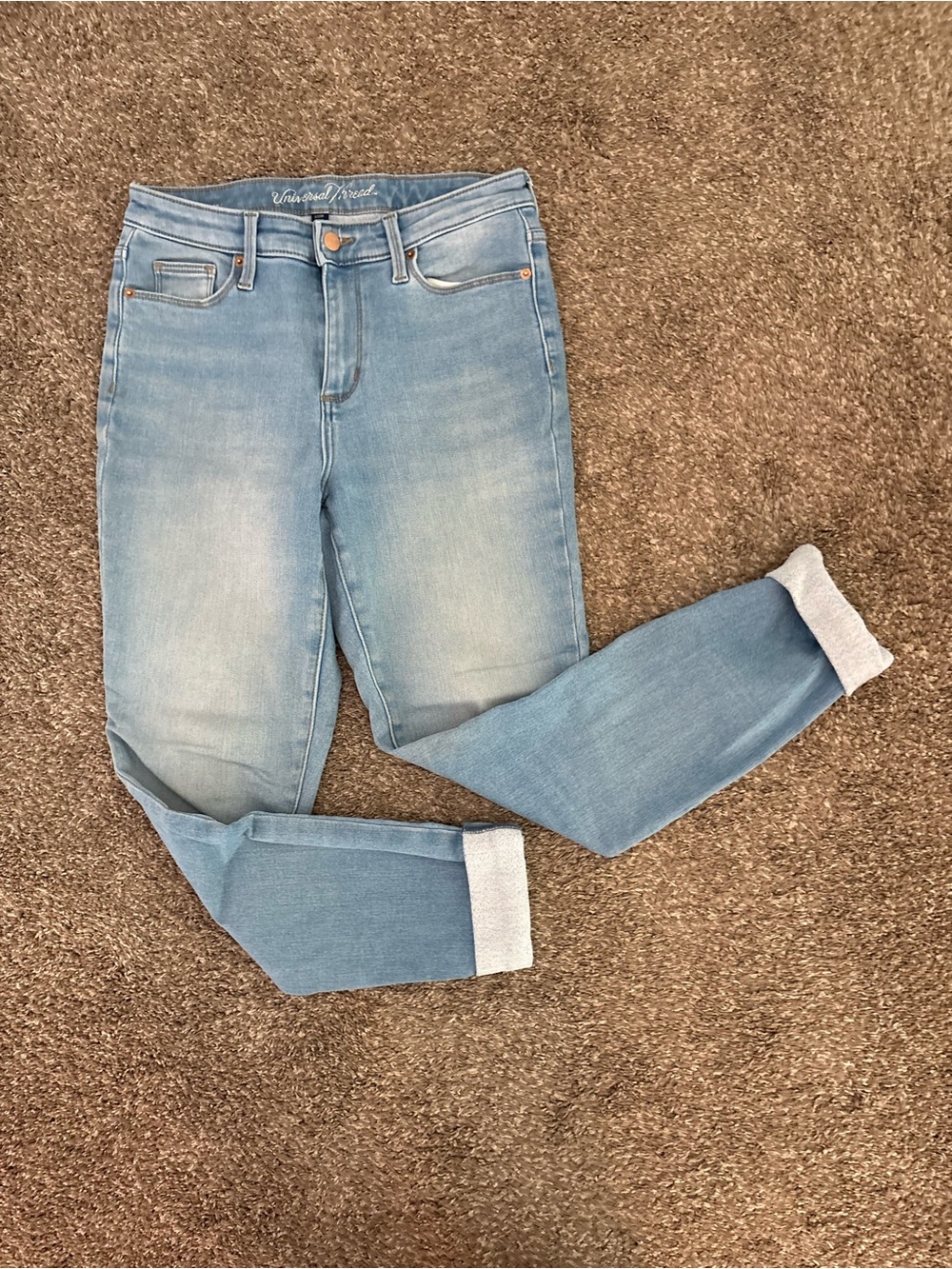 Lined!! Size 6 skinny jeans